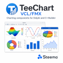 TeeChart Standard 2026 VCL/FMX with source code + 1 Year maintenance, single user