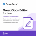 GroupDocs.Editor for Java Developer Small Business