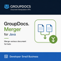 GroupDocs.Merger for Java Developer Small Business