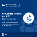 GroupDocs.Metadata for .NET Site Small Business