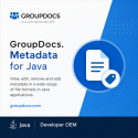 GroupDocs.Metadata for Java Developer OEM