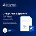 GroupDocs.Signature for Java Developer SDK