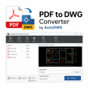 PDF to DWG Converter 2026 (stand-alone/concurrent), 3 users