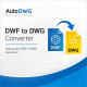 DWF to DWG Converter Professional 2023, 2-5 users, Price per user
