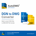 DGN to DWG Converter 2026 Professional, 2-10 users, Price per user