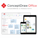 ConceptDraw Office 11 upgrade with maintenance, 5-9 developers, Price per user