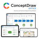 ConceptDraw Office 11 (academic) with maintenance, 5-9 developers, Price per user
