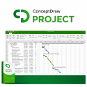 ConceptDraw PROJECT 15 with maintenance, 1-4 developers, Price per user