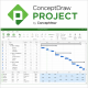 ConceptDraw PROJECT 15 (academic) with maintenance, 1-4 developers, Price per user